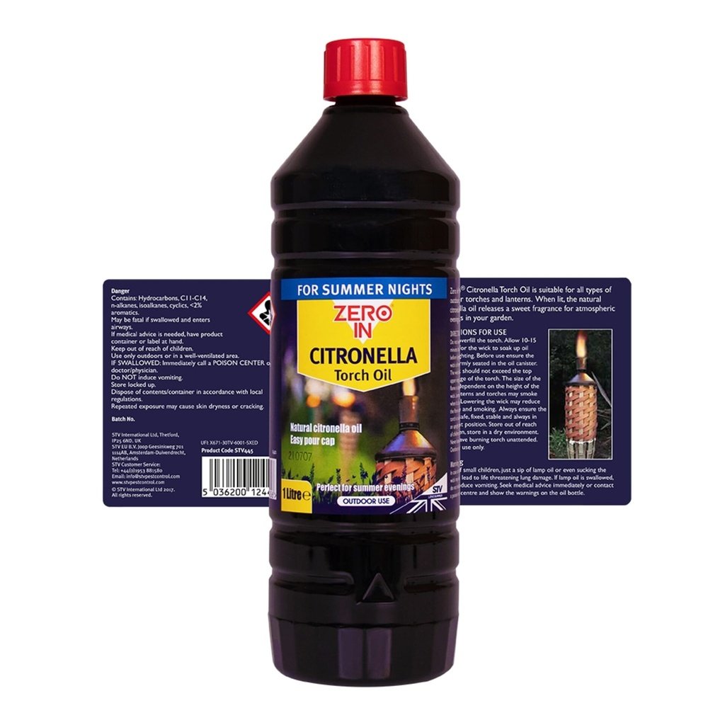 [STV445] STV Citronella Torch Oil - 1L Image 