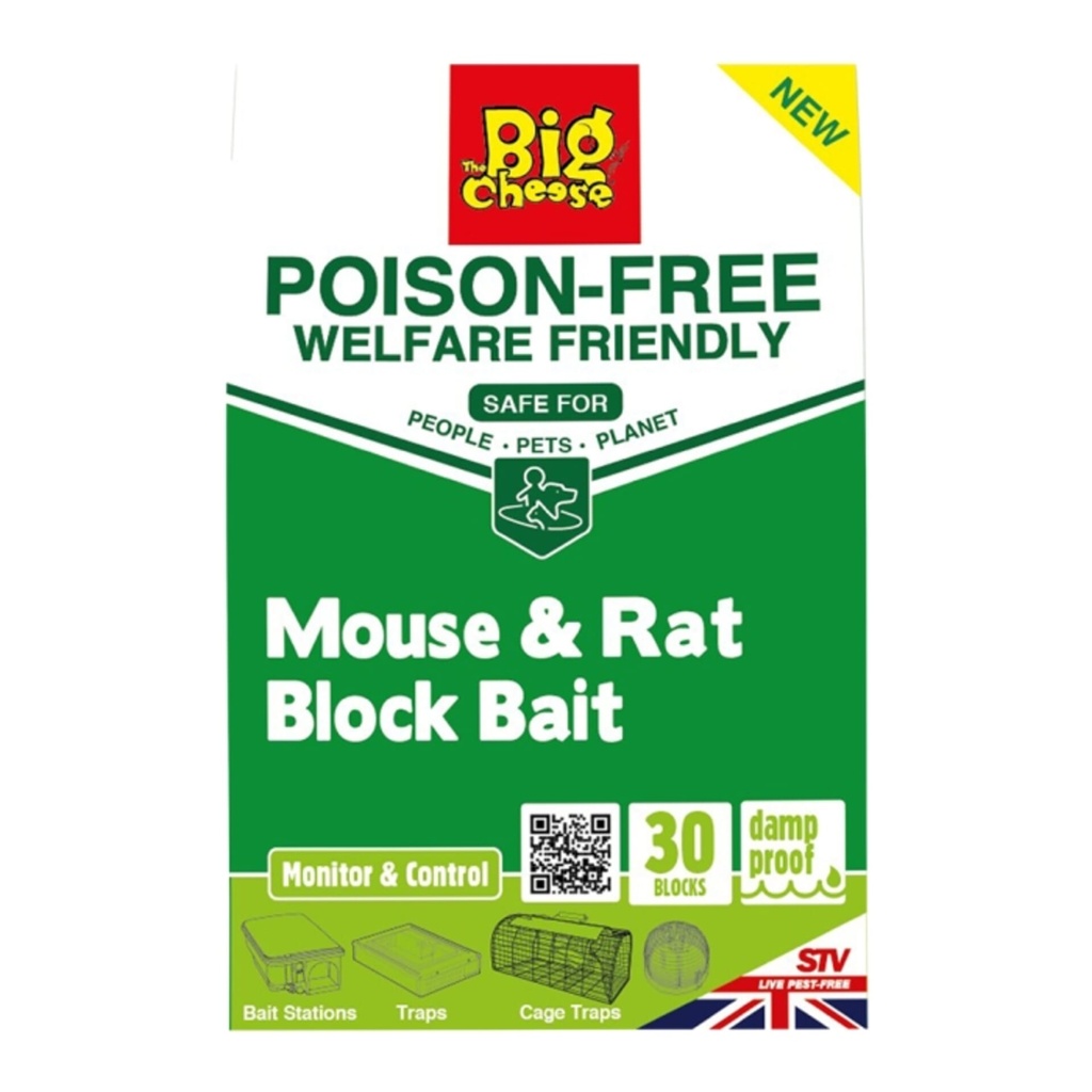 [STV201] STV Mouse & Rat Block Bait - 10g x 30 Image 