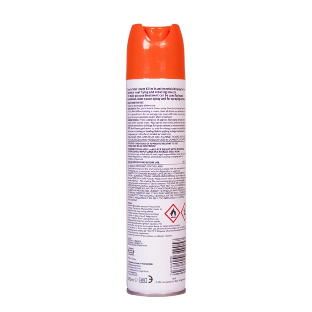 [ZER905] STV Total Insect Killer - 300ml Aerosol Image 