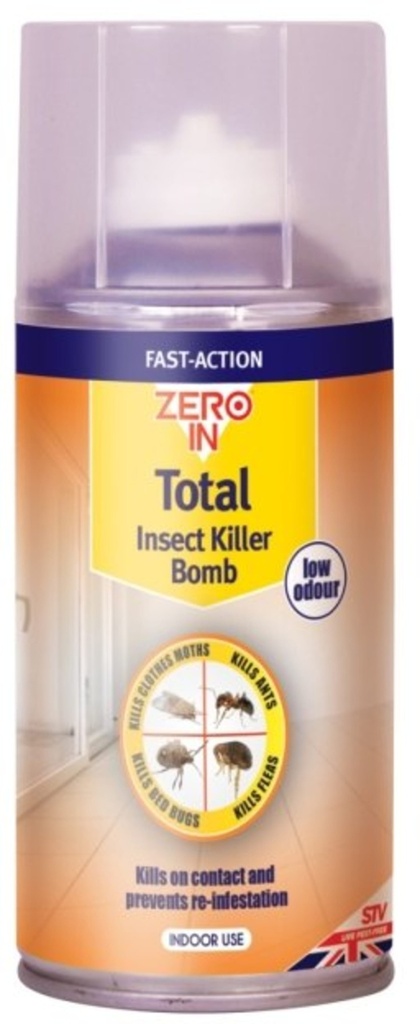 [ZER900] STV Total Insect Killer Bomb - 150ml One Shot Aerosol Image 