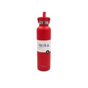 Moya "Black Sea"  700ml Insulated Sustainable Water Bottle Red