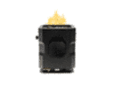 [TK-1044-T2BLK] Tailgater II - Gas Fire Pit with Beat to Music Technology Image 