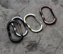 [STC-629] BareBones - Wiregate Carabiner Small 3pc - Gold Image 