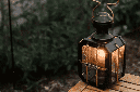 [LIV-157] BareBones - Box Candle Lantern Image 