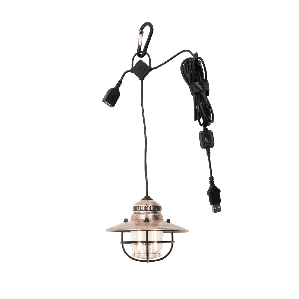 [LIV-265] BareBones - Edison String Lights (Antique Bronze) Image 