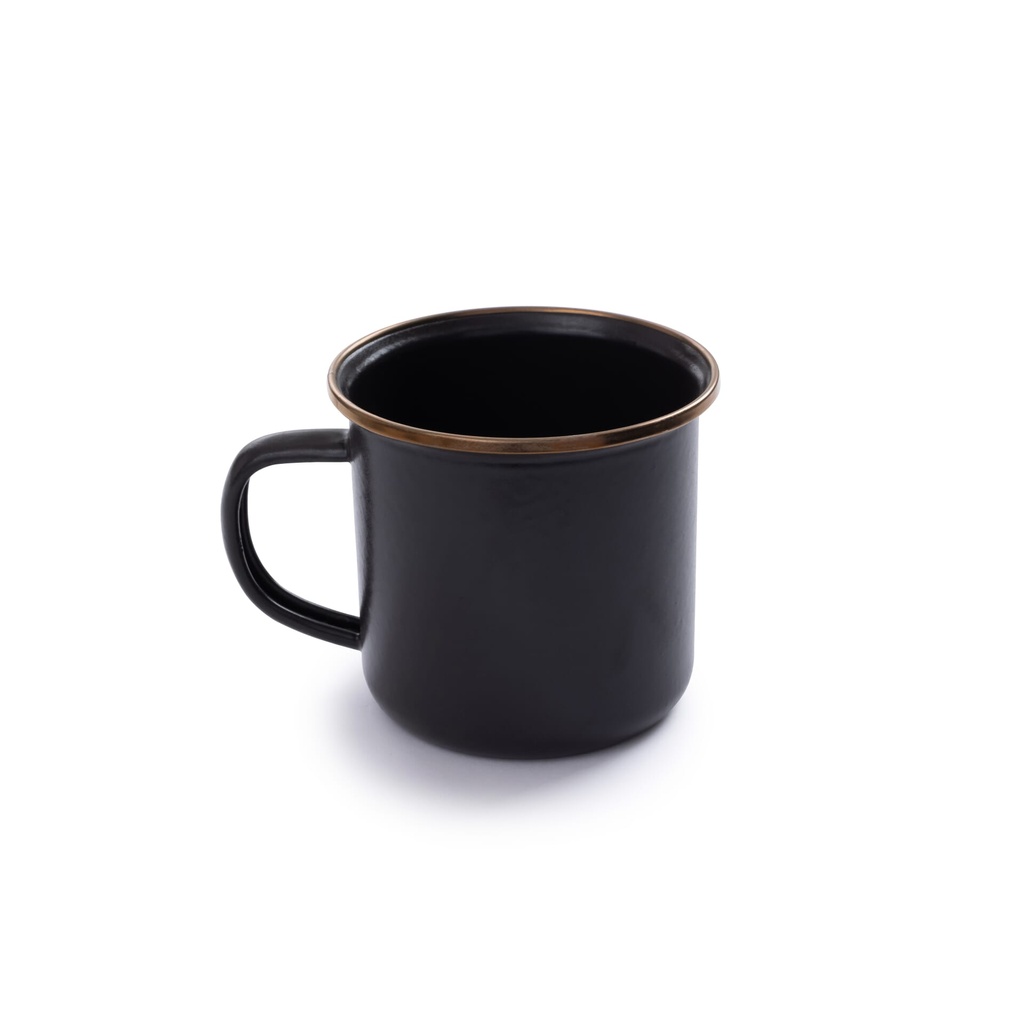 [CKW-343] BareBones - Enamel Mug Charcoal - set of 2 Image 