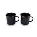 [CKW-343] BareBones - Enamel Mug Charcoal - set of 2 Image 