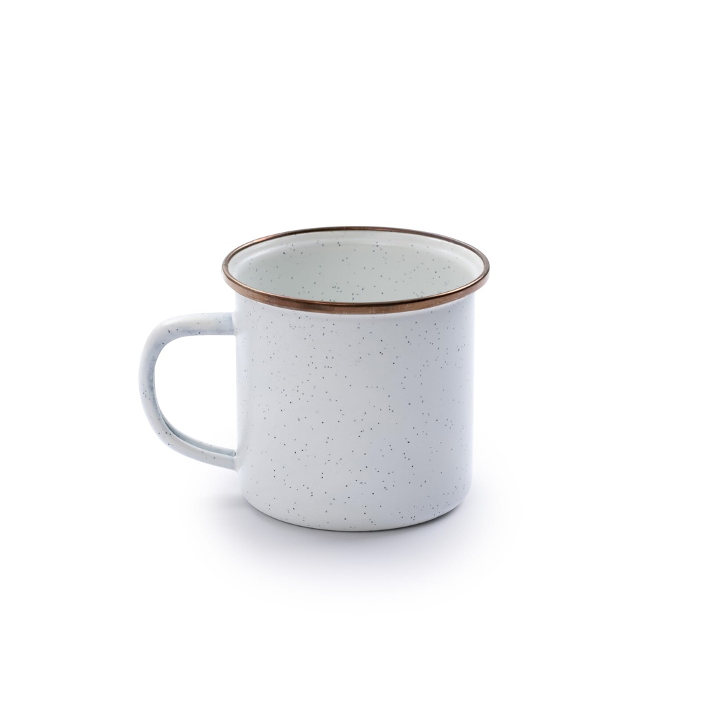 [CKW-393] BareBones - Enamel Mug Eggshell - set of 2 Image 