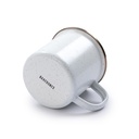 [CKW-393] BareBones - Enamel Mug Eggshell - set of 2 Image 