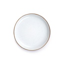 [CKW-392] BareBones - Enamel Salad Plate Eggshell - set of 2 Image 