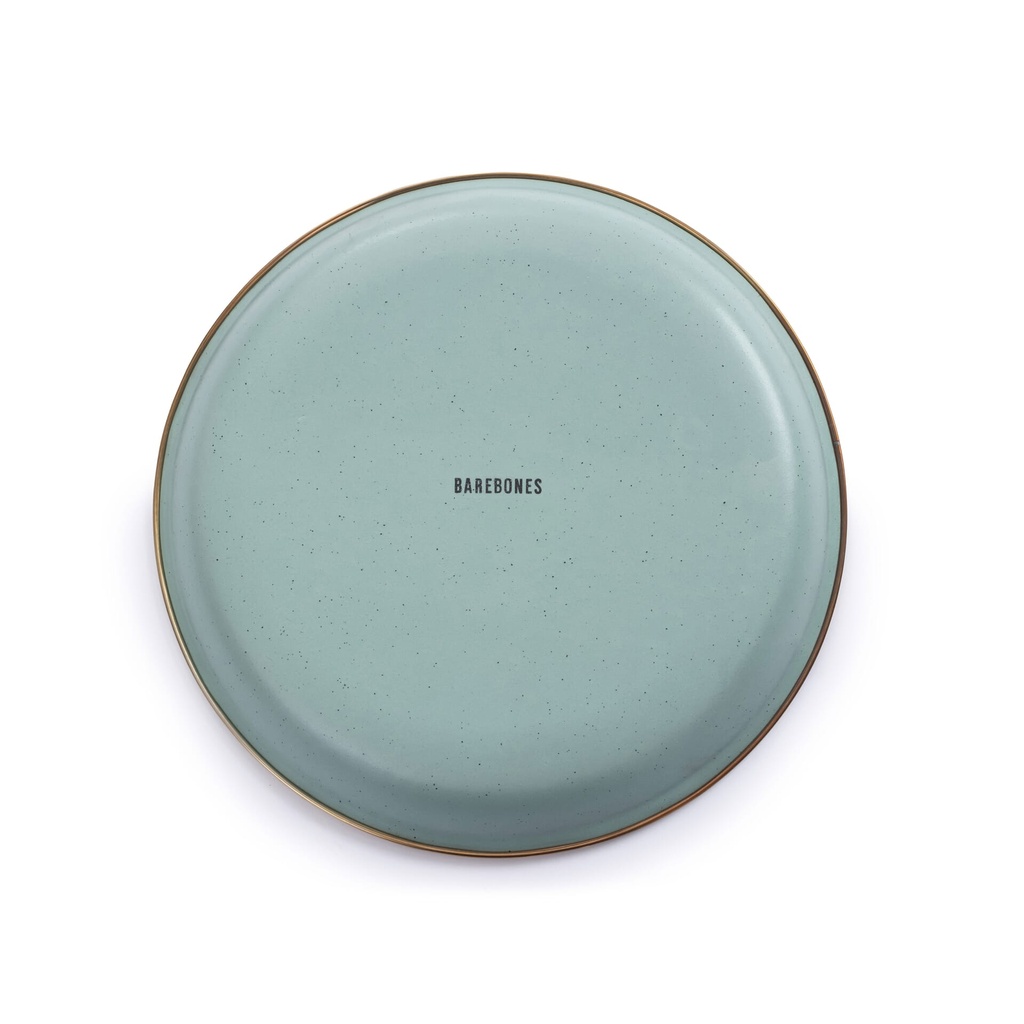 [CKW-427] BareBones - Enamel Salad Plate Green- set of 2 Image 