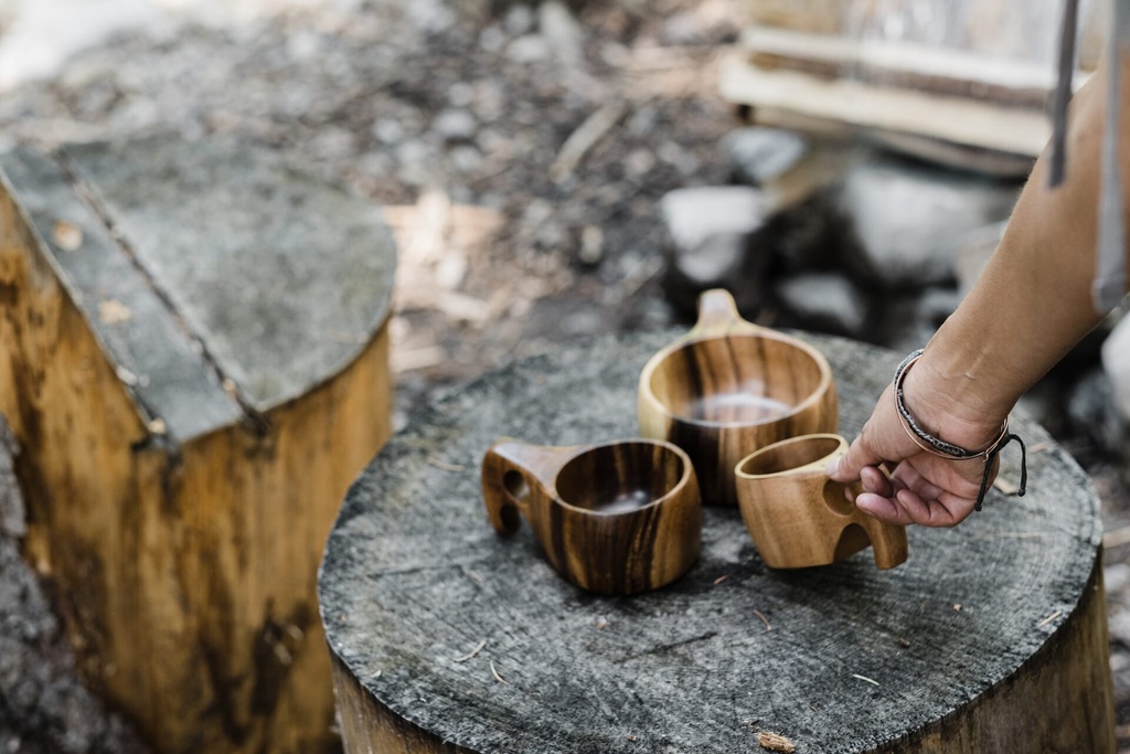 [CKW-1022] BareBones - Kuksa Wooden Drinking cup 16 oz  Image 