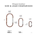 [STC-621] BareBones - Wiregate Carabiner Large - Copper Image 