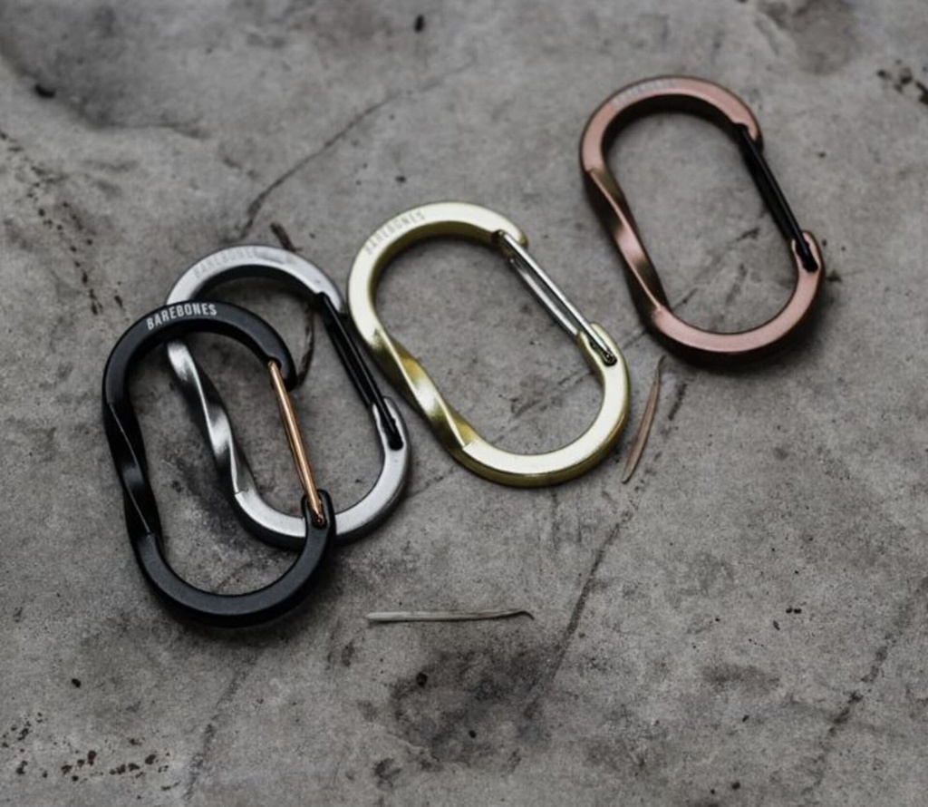 [STC-623] BareBones - Wiregate Carabiner Small 3pc - Copper Image 