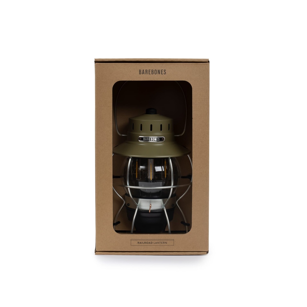 [LIV-281] BareBones - Railroad Lantern (Olive Drab) Image 