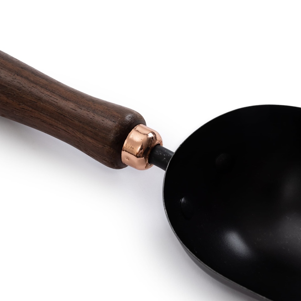 [GDN-092] Barebones - Garden Spoon- Stainless Steel Small - Walnut/Black Image 