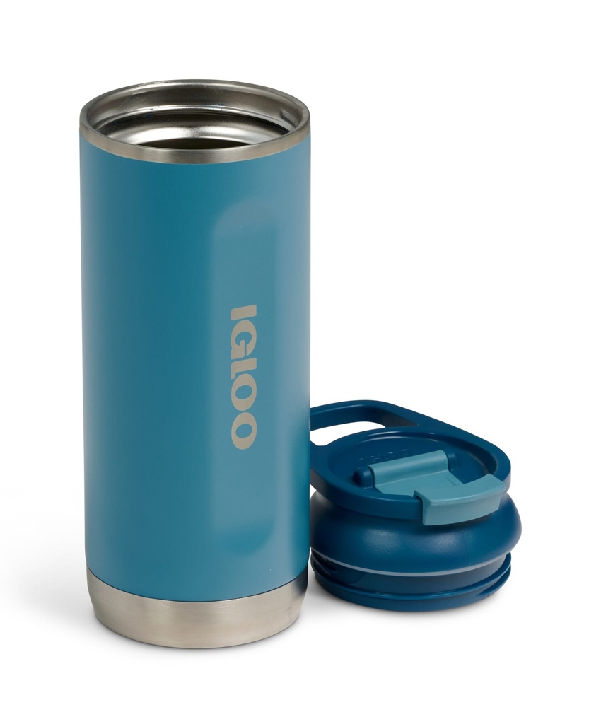 [00071386] IGLOO - 16 OZ FLIP N SIP TUMBLER - MDRN BLU.SSTL.DP BLU.MDRN BLU Image 