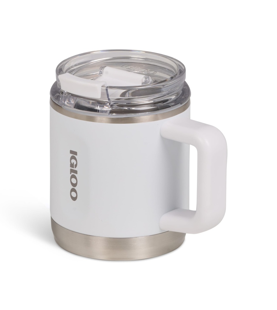 [00071231] IGLOO - 15 OZ Stainless Steel Coffee Mug  - White  Image 