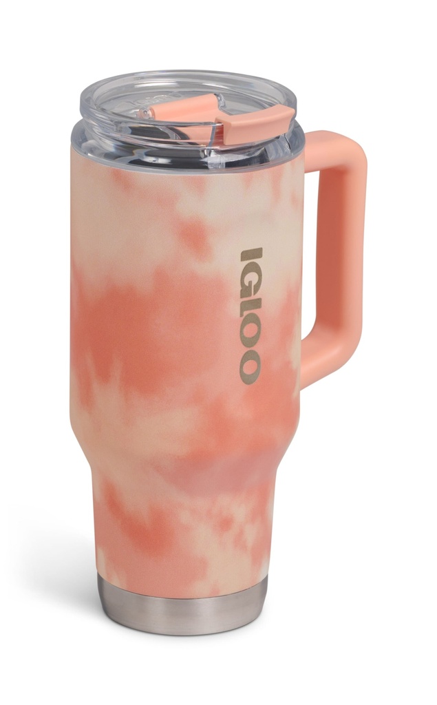 [00071312] IGLOO - 32 Oz Flip ‘n’ Sip Travel Mug - Apricot  Image 