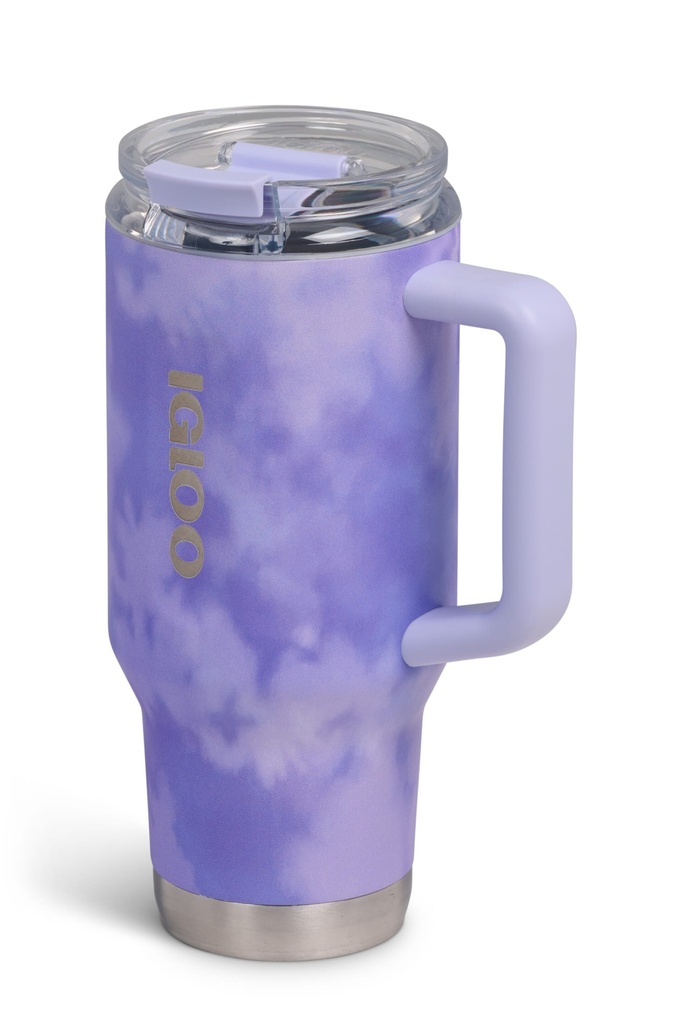 [00071310] IGLOO - 32 Oz Flip ‘n’ Sip Travel Mug - Lilac Image 