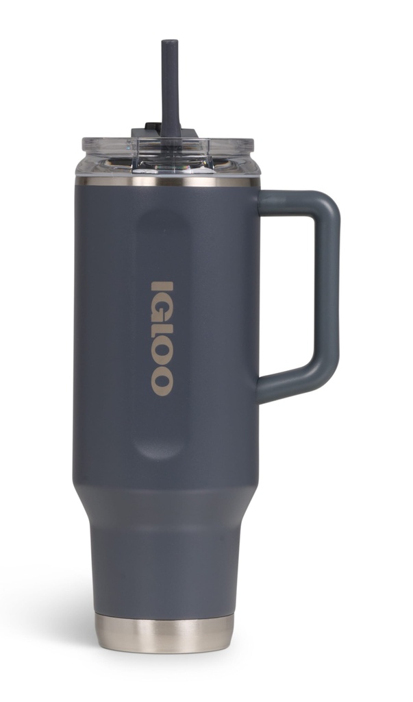 [00071227] IGLOO - 40 OZ Stainless Steel Travel Mug  - Carbonite  Image 