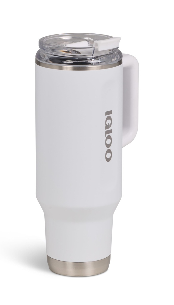 [00071226] IGLOO - 40 OZ Stainless Steel Travel Mug  - White  Image 