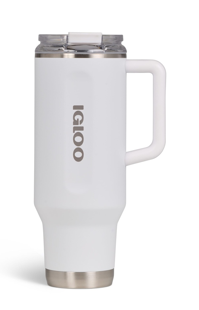 [00071226] IGLOO - 40 OZ Stainless Steel Travel Mug  - White  Image 