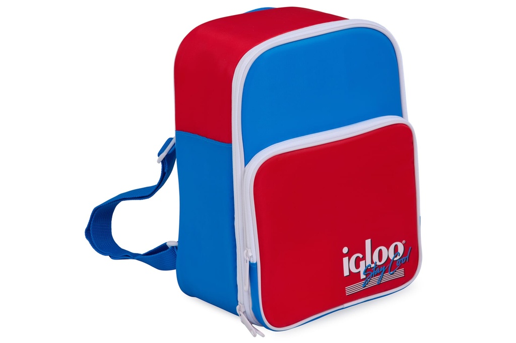 [00063075] IGLOO - Convertible Retro Lunch pack  - Red Star /Sneaky Blue /Powder Blue Image 