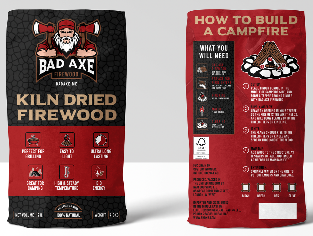 Bad Axe Acacia Firewood Logs (14-15kg)