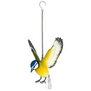 La Hacienda - Hanging 3d Metal Blue Tit in Flight