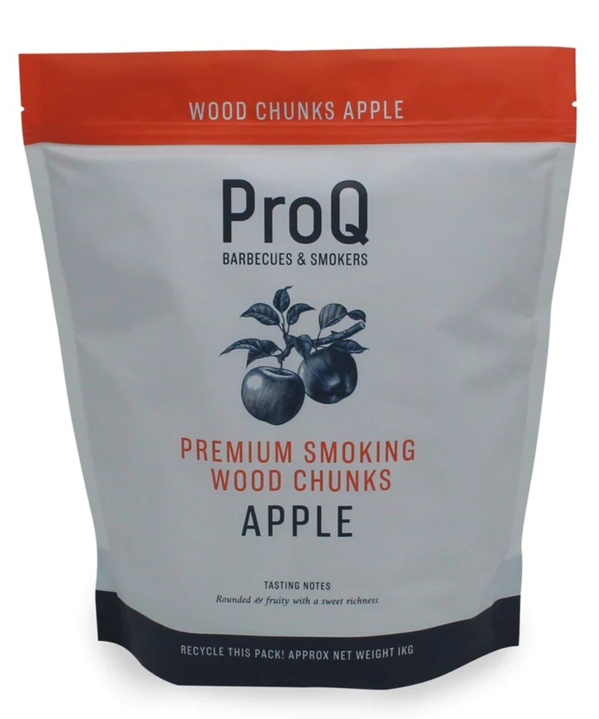 ProQ Smoking Wood Chunks - Apple - Bag (1kg)