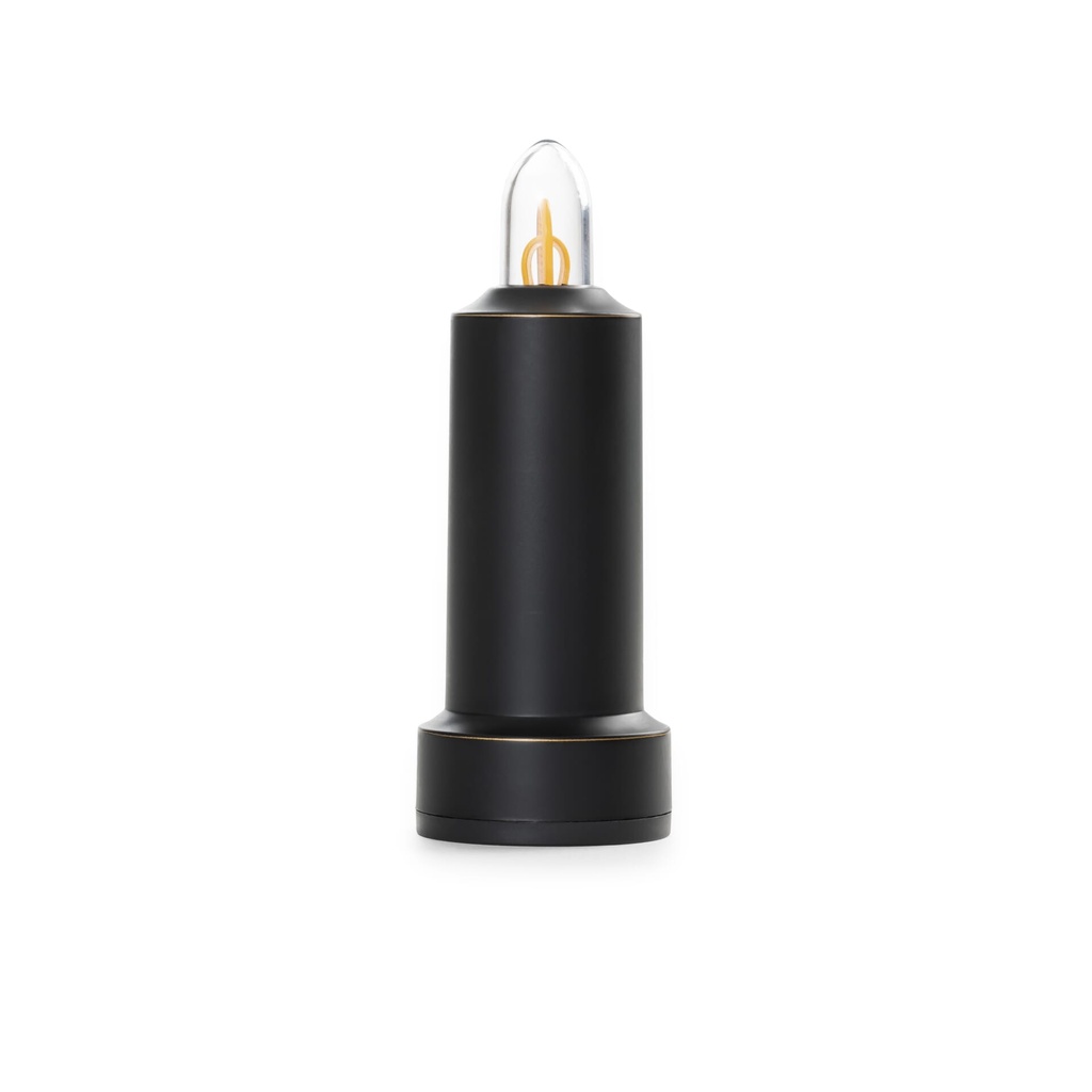 BareBones - Led Flameless Candle (rechargeable) Antique Bronze