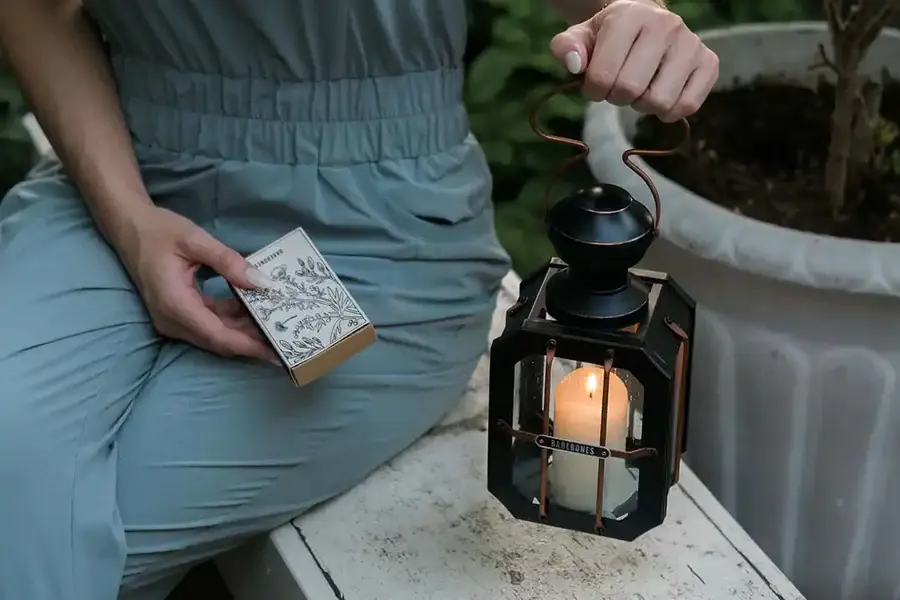 BareBones - Box Candle Lantern