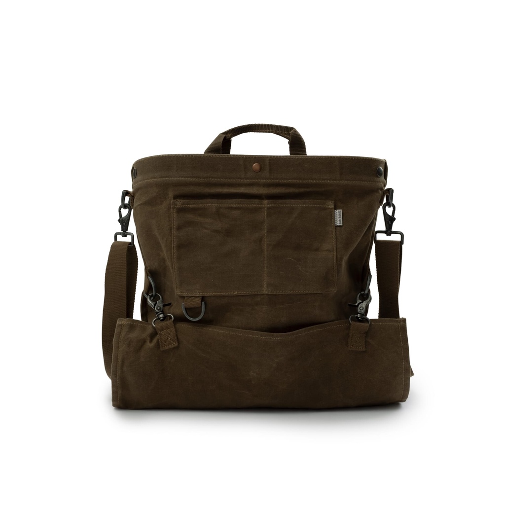 BareBones - Gathering Bag/waxed canvas (Dark Khaki)