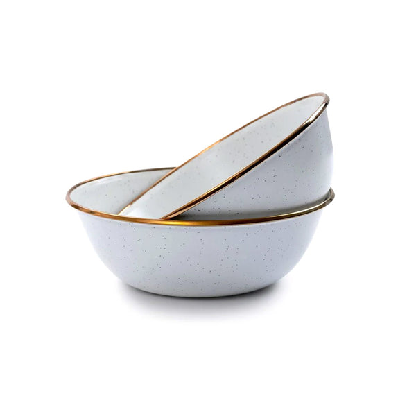 BareBones - Enamel Bowl Eggshell - set of 2