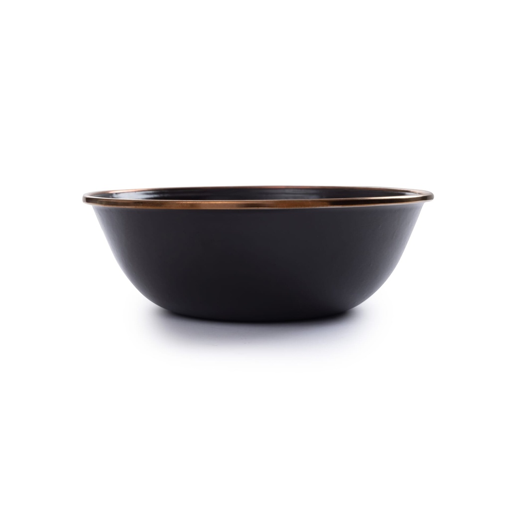 BareBones - Enamel Bowl Charcoal - set of 2