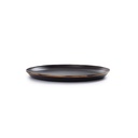 BareBones - Enamel Plate Charcoal - set of 2