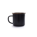 BareBones - Enamel Mug Charcoal - set of 2