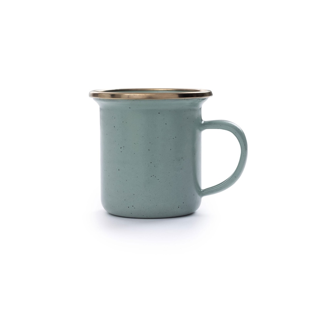 BareBones - Enamel Espresso Cup Green - set of 2