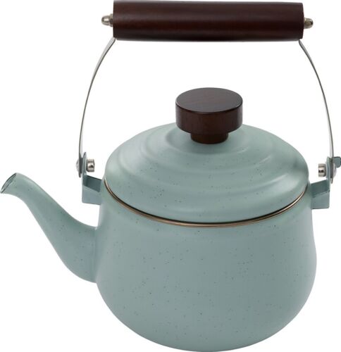 BareBones - Enamel Teapot Green