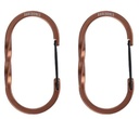 BareBones - Wiregate Carabiner Medium 2pc - Copper