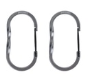 BareBones - Wiregate Carabiner Medium 2pc - Gunmetal