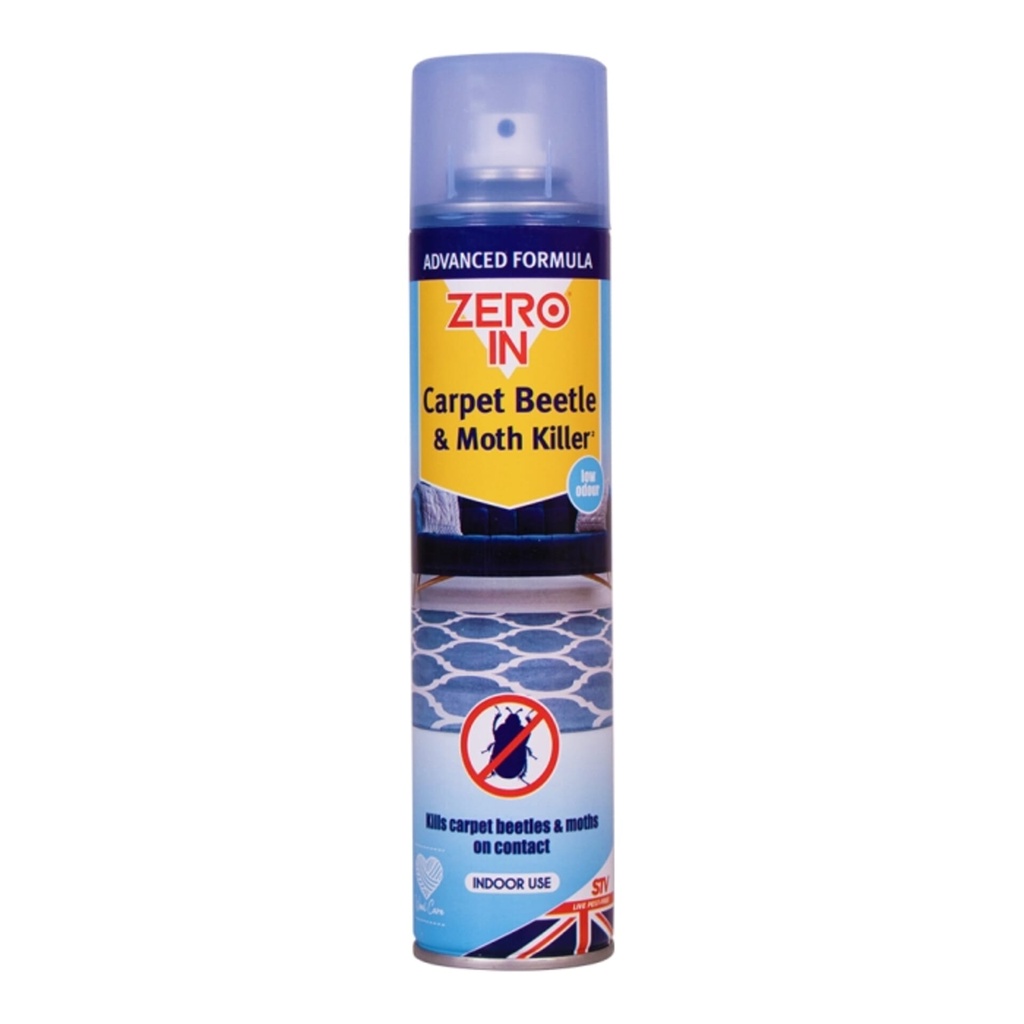 STV  Carpet Beetle & Moth Killer - 300ml Aerosol