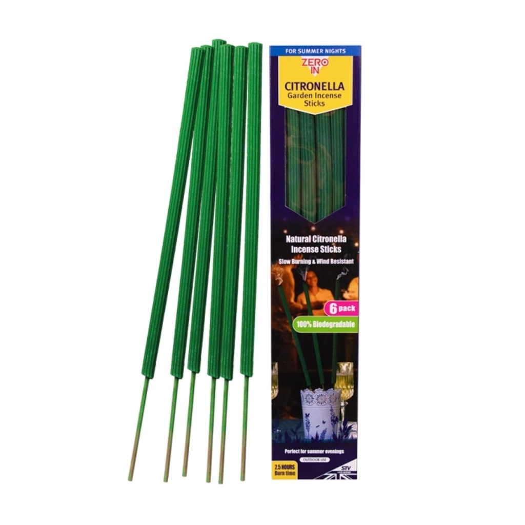 STV  Citronella Garden Incense Stick - 6-Pack