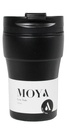 Moya "Low Tide" 250ml Travel Coffee Mug Black/Black