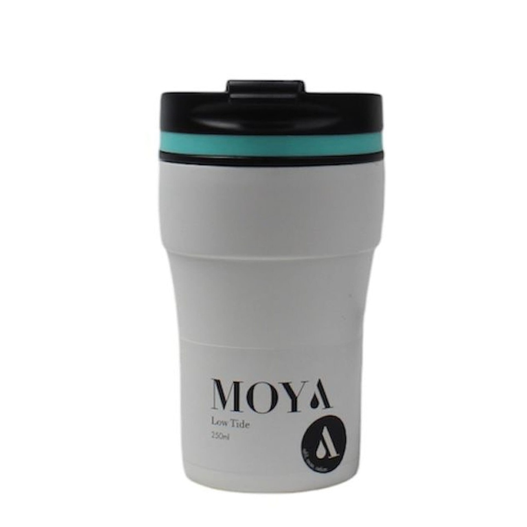 Moya "Low Tide" 250ml Travel Coffee Mug Blue/White