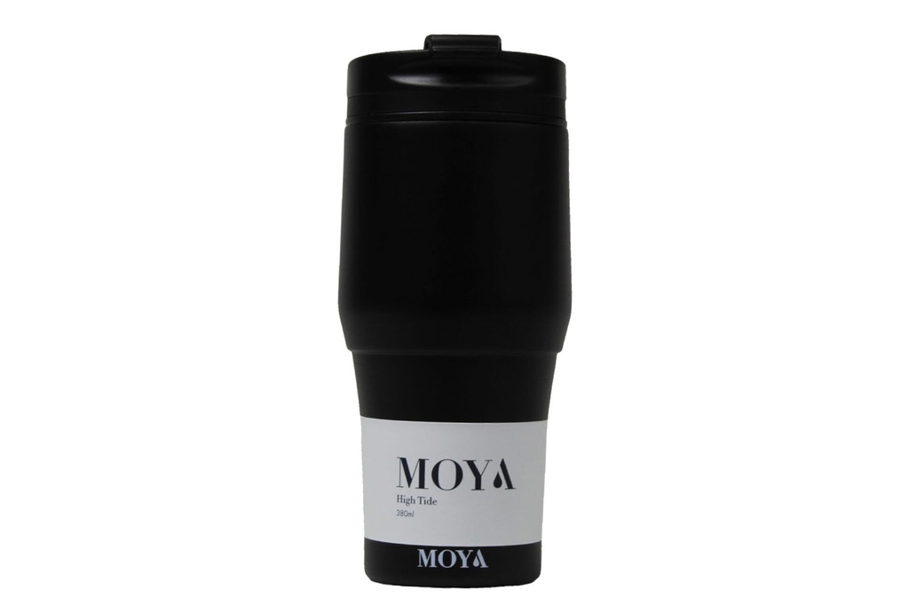 Moya "High Tide" 380ml Travel Coffee Mug Black/Black