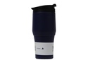 Moya "High Tide" 380ml Travel Coffee Mug Black/Navy