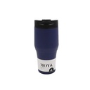 Moya "High Tide" 380ml Travel Coffee Mug Black/Navy