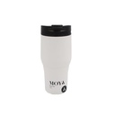 Moya "High Tide" 380ml Travel Coffee Mug Black/White